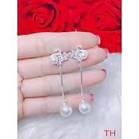 Hoa tai thiên nga treo trai bạc cho nữ hàng hót