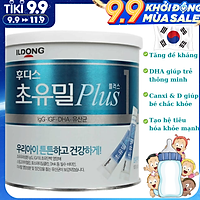 Sữa Non Cho Trẻ Sơ Sinh 0-12 Tháng Tuổi ILDong Foodis Plus 1 NK Hàn Quốc Chứa Hàm Lượng Chất Dinh Dưỡng Cao Giúp Phát Triển Trí Não, Xương, Răng Và Thị Lực, Tăng Hệ Miễn Dịch, Tạo Hệ Tiêu Hóa Khỏe Mạnh - Hộp 100 gói (gói 1g)