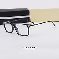 Kính Giả Cận, Gọng Kính Cận Nam Nữ Dáng Vuông Thanh Lịch Siêu Nhẹ Cao Cấp Không Độ Hàn Quốc - BLUE LIGHT SHOP