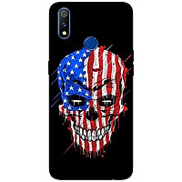 Ốp lưng dành cho Realme 3 - Realme 3 Pro - Realme 5 / 5s / 5i / 6i / 6i - Realme 5 Pro mẫu Đầu Lâu Lá Cờ