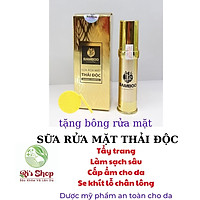 SỮA RỬA MẶT THẢI ĐỘC DƯỢC MỸ PHẨM BAMBOO (2021) - TẶNG BÔNG RỬA MẶT - TẨY TRANG, LÀM SẠCH SÂU VÀ CẤP ẨM CHO DA - SE KHÍT LỖ CHÂN LÔNG