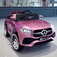 Ô tô xe điện đồ chơi cho bé MERCEDES SYB-118 tự lái và điều khiển 4 động cơ (Đỏ-Trắng-Xanh)