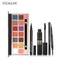 (Hàng Mới Về) Bộ Mỹ Phẩm Trang Điểm Mắt / Lông Mày / Bút Kẻ Mắt / Mascara Thương Hiệu Focallure