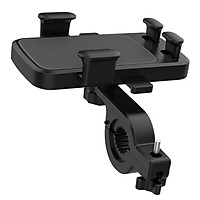 Motorcycle Handlebar Mobile Phone Holder Bracket Phone Holder with Strengthened Fixation Pad Suitable for 4.7-6.5in