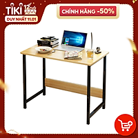 Bàn Làm Việc GAPI Bàn Học Chân Sắt Phong Cách Hiện Đại Tiết Kiệm Diện Tích - GM09