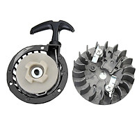 Metal Pull Start Pullstart & Flywheel 49cc Mini Moto Pit Dirt Bike ATV (Black)