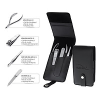 Bộ Quà Tặng Kềm Cắt Da Bấm Móng Tay Chân Dũa Nhíp Kềm Nghĩa GS12 PT