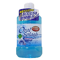 Nước súc miệng hương bạc hà Oral Splash 500ml nội địa Nhật Bản
