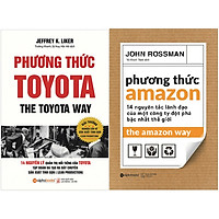 Combo Tham Khảo Nguyên Tắc Quản Trị Của 2 Doanh Nghiệp Tỷ Đô Đặc Sắc Nhất Thế Giới ( Phương Thức Toyota + Phương Thức Amazon ) tặng kèm bookmark Sáng Tạo