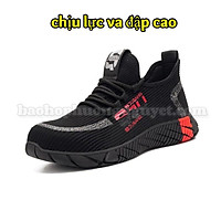 Giày Bảo Hộ Lao Động Nam Thể Thao Sneaker JB792 - Cao Su Chống Cháy - Chống Tĩnh Điện - Tặng Kèm Bó Chân