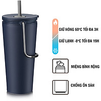 Bình giữ nhiệt có ống hút Lock&Lock Bucket Tumbler with Straw LHC4268 hover