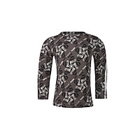 Áo T-shirt Bé Gái Tay Dài_Yvette LIBBY N'guyen Paris_YVETTE COOL GT1 _Màu Xám (Volcanic Glass)_Cotton Mélange hữu cơ (Organic)