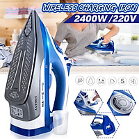 Sokany 2400W Cordless Steam Iron Dry+Wet Wireless Garment Flatiron Non-Stick