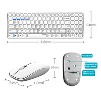 Combo chuột bàn phím không dây đa chế độ Rapoo 9300M, Bluetooth dễ dàng chuyển đổi & 2.4G