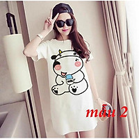 Váy xuông dáng rộng bò sữa các mẫu , chất cotton thoáng mát