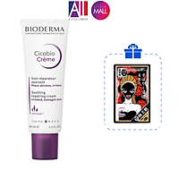 Kem dưỡng ẩm và phục hồi da Bioderma cicabio crème 40ml TẶNG mặt nạ Sexylook (Nhập khẩu)