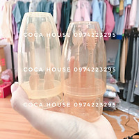 Sét Tưa Lưỡi S-i-l-i-c-o-n Cho Bé Vệ Sinh Răng Miệng