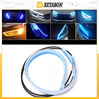 Led Dây Độ Mí Ngoài Đèn Pha Ô Tô 2 IN 1 - Xi Nhan Vàng Chạy Đuổi