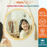 Gương Tròn Soi Treo Tường BEYOURs Khung Gỗ Decor - Mia-Circle-Mirror Trang Điểm - Nội Thất Phòng Khách, Phòng Ngủ