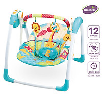 Xích đu ru ngủ tự động, nằm chơi thư giãn, nhạc trắng, dành cho cho bé từ sơ sinh Mastela 6519/6579