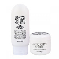 Bộ sản phẩm dưỡng trắng da toàn diện Secret Key (Snow White Cream 50g + Snow White Milky Pack 200g)