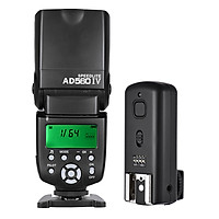 Đèn Flash không Dây Andoer Speedlite AD560 IV Cho Máy Ảnh Canon - Kèm Bộ Trigger