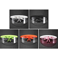 5 Pieces Unisex Fashion Shield Sunglasses Goggles Anti-UV HD Lens Glasses