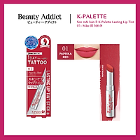 Son Môi Bán Lì Dưỡng Ẩm K-Palette Lasting Lip Tint Stick a Nhật Bản, Màu Đều, Tươi Tắn, Mịn Môi, Tông Đỏ Tươi, Hồng Trầm, Cam Đỏ