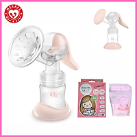 MÁY HÚT SỮA CẦM TAY FATZBABY HANDY 2 (CÓ 1 VAN THAY THẾ) + KÈM HỘP 30 TÚI ĐỰNG SỮA SUNMUM 100ML HỒNG