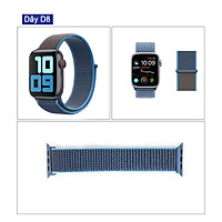 Dây đồng hồ apple watch lynon cao cấp D127 thoải mái đi trời mưa, dây apple watch series 3, 4, 5, 6, SE, size 38mm-40mm-42mm-44mm