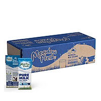 Thùng Sữa Tươi Tiệt Trùng Nguyên Kem Nhập Khẩu ÚcMeadow Fresh 200ml - Thùng 24 Hộp