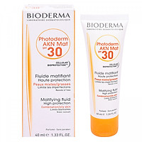 Kem Chống Nắng Da Dầu Bioderma Photoderm AKN Mat SPF 30 (40ml)