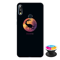 Ốp lưng điện thoại Asus Zenfone Max Pro M2 hình 12 Cung Hoàng Đạo - Cung Bọ Cạp tặng kèm giá đỡ điện thoại iCase xinh xắn - Hàng chính hãng