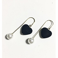 Bông tai trái tim cá tính trang sức phụ kiện nữ thiết kế sang trọng phong cách thời trang cá tính Hàn quốc tặng ảnh thiết kế vcone