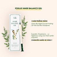 Hộp 10 Đũa Thần Gel Vệ Sinh Phụ Nữ Làm Hồng Se Khít Vùng Kín Foellie Inner Balance Cân Bằng PH Chăm Sóc Vùng Kín