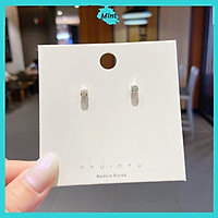 Bông Tai Nhỏ Phong Cách Hàn Quốc Chất Liệu Hợp Kim Mạ Bạc