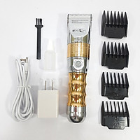 Tông Đơ Cắt Tóc B60 Pin Sạc Siêu Khỏe 5000mA, Tiện Dụng, 4 Cỡ Căn Độ Dài, Chạy Êm, Dạng Không Dây, Thời Gian Sử Dụng Lâu, Dụng Cụ Tiện Lợi Đầy Đủ Phụ Kiện, 4 Lược Căn Chỉnh Độ Dài Của Tóc Khi Cắt, Cầm Chắc Tay, Dễ Thao Tác, Dễ Dàng Mang Theo Khi Cần, Phù Hợp Cho Cá Nhân Tại Nhà Hoặc Salon Chuyên Nghiệp