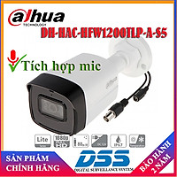 Camera HDCVI ngoài trời có mic 2MP DAHUA DH-HAC-HFW1200TLP-A-S5 hàng chính hãng DSS Việt Nam