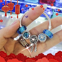 Set vòng tay charm bạc s925 cho bé - Đông Bích silver - hàng khách đặt