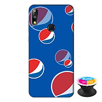 Ốp lưng điện thoại Asus Zenfone Max Pro M2 hình Vòng Tròn Đỏ Xanh tặng kèm giá đỡ điện thoại iCase xinh xắn - Hàng chính hãng