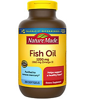 Dầu Cá Nature Made Fish oil 1200mg 0mega-3 200 viên - mẫu 2020