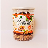 Hạt điều còn vỏ lụa rang muối hũ 250g
