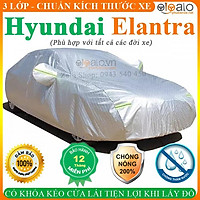 Bạt Phủ Ô Tô Hyundai Elantra Cao Cấp 3 Lớp Chống Nắng Nóng Chống Nước Chống xước | OTOALO