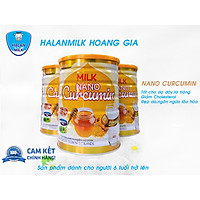Sữa bột Nano Curcumin - Halan Milk - Sữa Ong Chúa, giảm cholesterol, tái tạo da, hỗ trợ dạ dày - 900gr