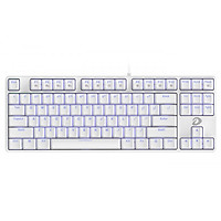 Bàn Phím Cơ Gaming EK87 White (ICE-BLUE LED, Blue/ Brown/ Red D switch) - Hàng Chính Hãng