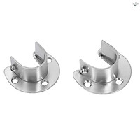 Set 2 Giá Đỡ Thanh Treo Đồ Hình Chữ U Bằng Thép Không Gỉ Tiện Dụng