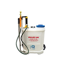 Bình phun xịt đeo vai 16 lít giật tay bằng nhựa dẻo siêu nhẹ