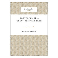 Harvard Business Review Classic How to Write a Great Business Plan