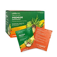 Trà Atiso Premium Ladophar Hộp 20 túi lọc tặng 1 túi cùng loại Hỗ trợ mát gan, tăng tiết mật, lợi tiểu