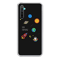 Ốp lưng điện thoại Realme 5 - Silicon dẻo - 0510 SPACE06 - Hàng Chính Hãng